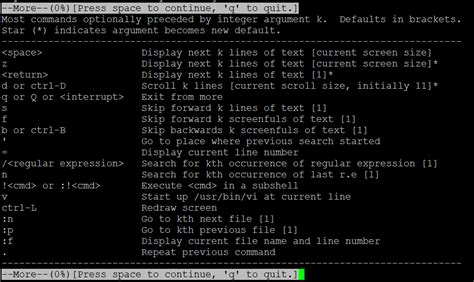 more commands in linux